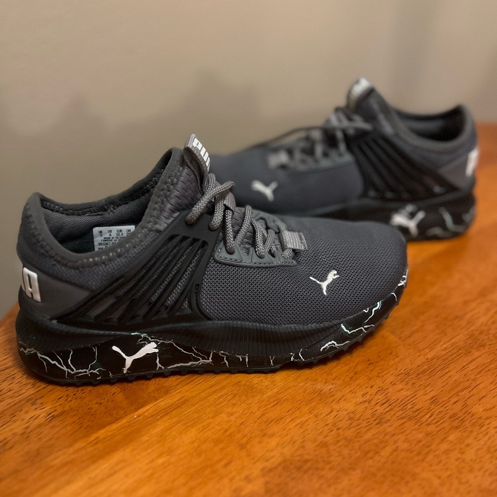 Puma Pacer Future Heat Lightening Gray Athletic Sneakers